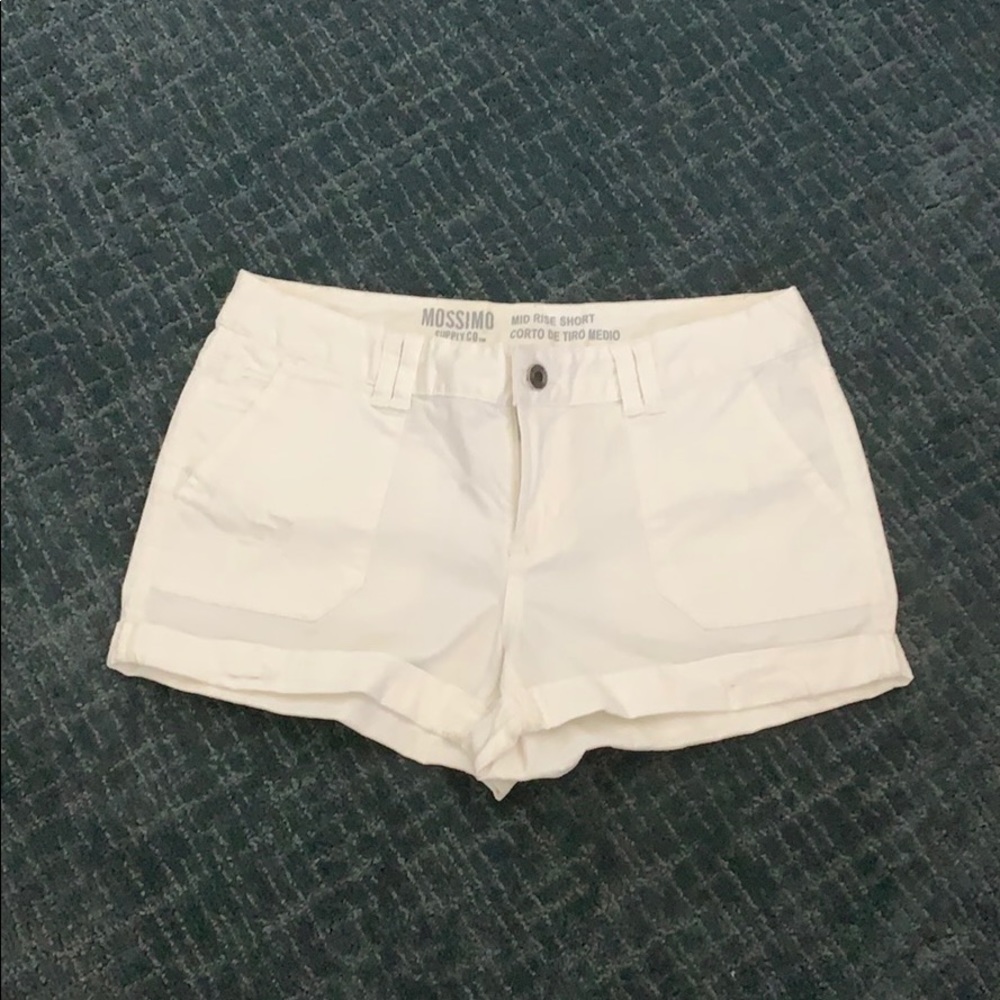 White shorts